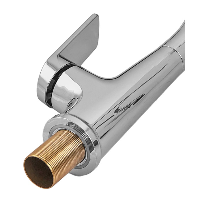 Змішувач для кухні Plamix Lucas-017 SET CHROME REFL.Grey з підведенням (PM0715) Змішувач для кухні Plamix Lucas-017 SET CHROME REFL.Grey з підведенням (PM0715)