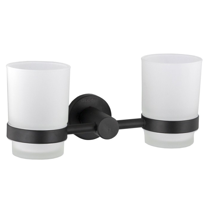Стакан подвійний Globus Lux BS8428 чорний матовий SUS304 Стакан подвійний Globus Lux BS8428 чорний матовий SUS304