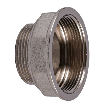 Перехідник редукційний 2″х1 1/2″ВЗ нікельований восьмигранний NK873O OPTIMUM