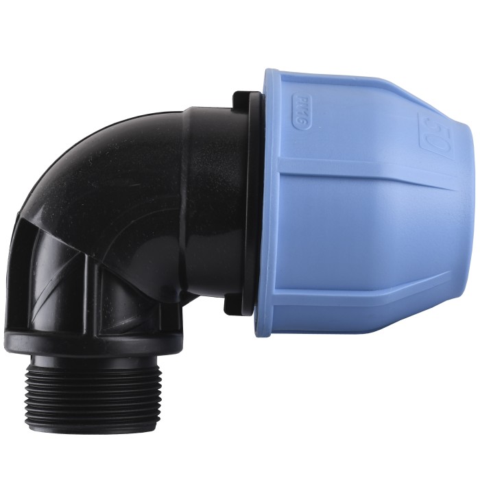 Коліно ПНД Vsplast 50*1 1/2 '' ЗР 4003 Коліно ПНД Vsplast 50*1 1/2 '' ЗР 4003