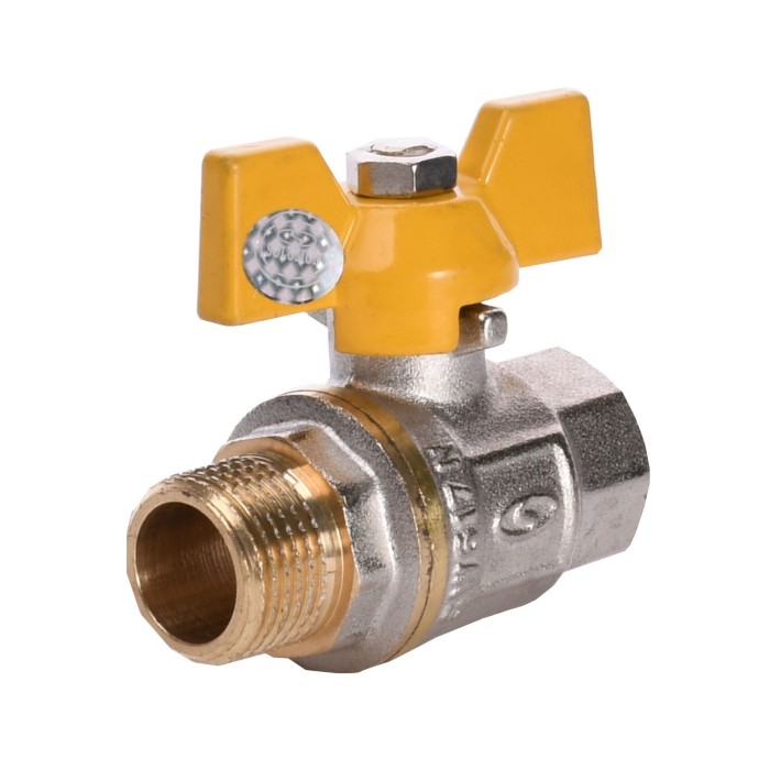 Кран кульовий прямий SOLOMON 1/2″ ЗВ ЖБ PN40 B1008 Кран кульовий прямий SOLOMON 1/2″ ЗВ ЖБ PN40 B1008