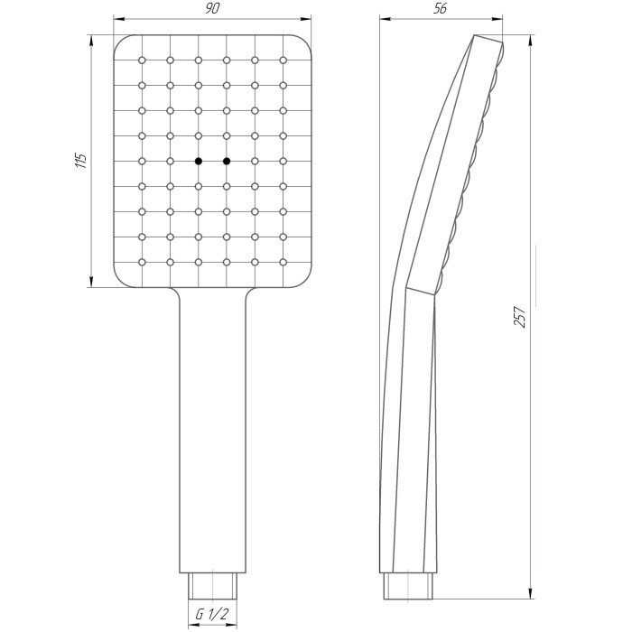 Душова лійка Globus Lux NS-002-BB Душова лійка Globus Lux NS-002-BB