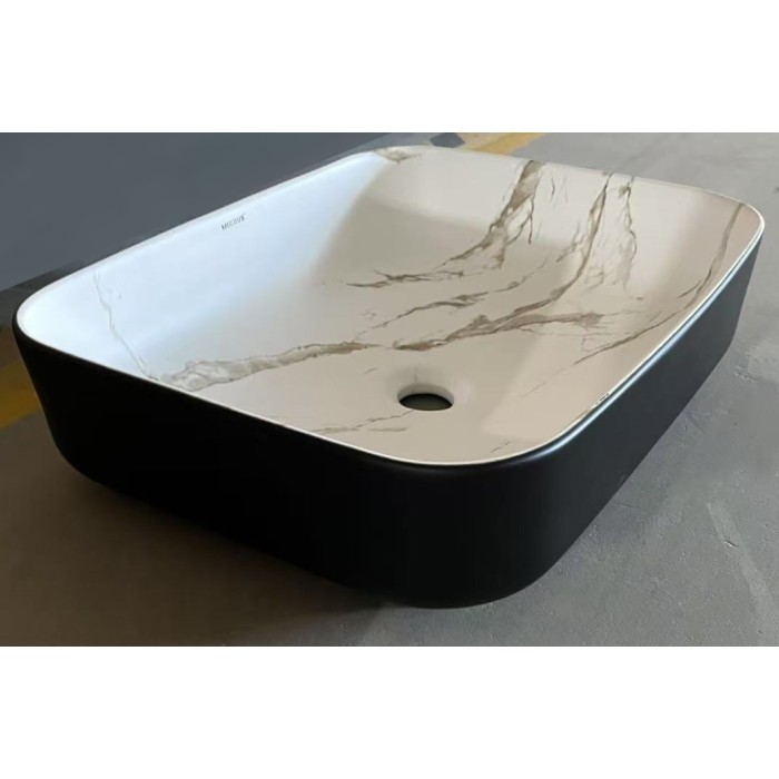 Раковина накладна MIXXUS PREMIUM DIVERSE-0110 MARBLE-BLACK 500х390х130mm (MP6517) Раковина накладна MIXXUS PREMIUM DIVERSE-0110 MARBLE-BLACK 500х390х130mm (MP6517)