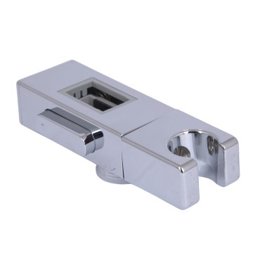 Тримач ручної лійки на стійку ( квадратний ) Qtap (25,2x45x124,5) для душової системи Gemini Chrome QTGEM25245124550126