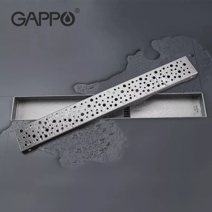 Душовий канал GAPPO G85007-2, 70х500 мм, нержавіюча сталь Душовий канал GAPPO G85007-2, 70х500 мм, нержавіюча сталь