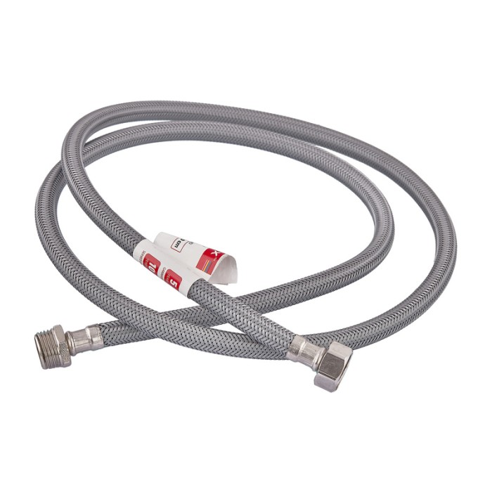 Гнучке підведення Zerix ZHN-02-FM1/2"-040 (нейлонове обплетення, гайки нерж) (ZX5147) Гнучке підведення Zerix ZHN-02-FM1/2"-040 (нейлонове обплетення, гайки нерж) (ZX5147)