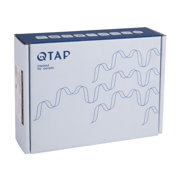 Змішувач для раковини Qtap Swan Cascada QTSWA270CRW45568 Chrome/White Змішувач для раковини Qtap Swan Cascada QTSWA270CRW45568 Chrome/White