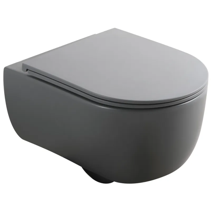 Унітаз підвісний Mixxus Premium TOPPER-0303-R GRAY 495x370x350mm система змиву RIMLESS (MP6657) Унітаз підвісний Mixxus Premium TOPPER-0303-R GRAY 495x370x350mm система змиву RIMLESS (MP6657)