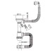 Сифон для кухні Mixxus SK-06-WH 3 1/2"x40 з пластиковою сіткою, відведенням для пральної машини, гнучким круг. переливом (MI8197)