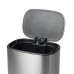 Відро для сміття з плавним закриттям овальне Mixxus Premium Diverse-TC0105 SS Color 5л колір наржавійка (MI7078)