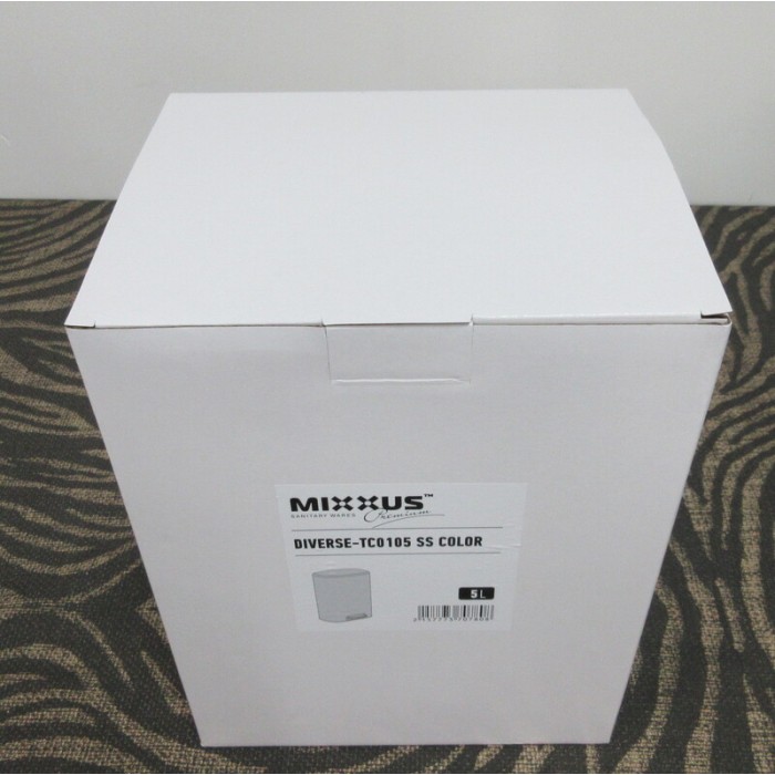 Відро для сміття з плавним закриттям овальне Mixxus Premium Diverse-TC0105 SS Color 5л колір наржавійка (MI7078) Відро для сміття з плавним закриттям овальне Mixxus Premium Diverse-TC0105 SS Color 5л колір наржавійка (MI7078)