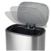 Відро для сміття з плавним закриттям овальне Mixxus Premium Diverse-TC0105 SS Color 5л колір наржавійка (MI7078)