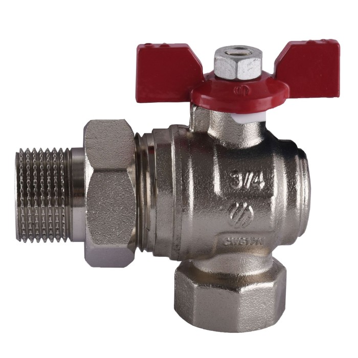 Кран кульовий ARCO 3/4″ SENA 154304 кутовий з американкою Кран кульовий ARCO 3/4″ SENA 154304 кутовий з американкою