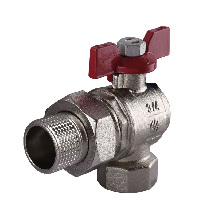 Кран кульовий ARCO 3/4″ SENA 154304 кутовий з американкою Кран кульовий ARCO 3/4″ SENA 154304 кутовий з американкою