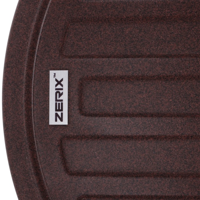Мийка кухонна Zerix ZS-7750R-12 Коричнева (ZX4560) Мийка кухонна Zerix ZS-7750R-12 Коричнева (ZX4560)