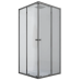 Душова кабіна без піддону Mixxus CUBIC SC01-90x90x185-TR GRAPHITE прозоре скло 4мм (MI6907)