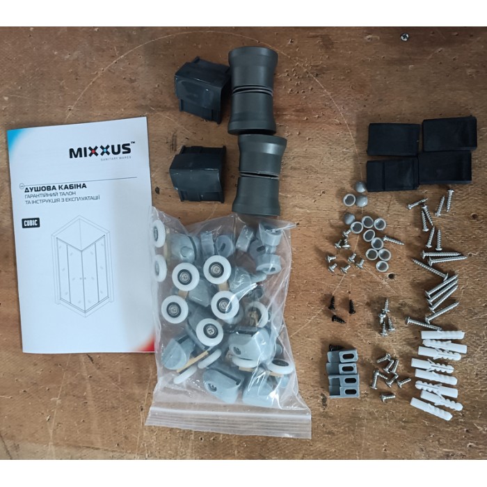 Душова кабіна без піддону Mixxus CUBIC SC01-90x90x185-TR GRAPHITE прозоре скло 4мм (MI6907) Душова кабіна без піддону Mixxus CUBIC SC01-90x90x185-TR GRAPHITE прозоре скло 4мм (MI6907)