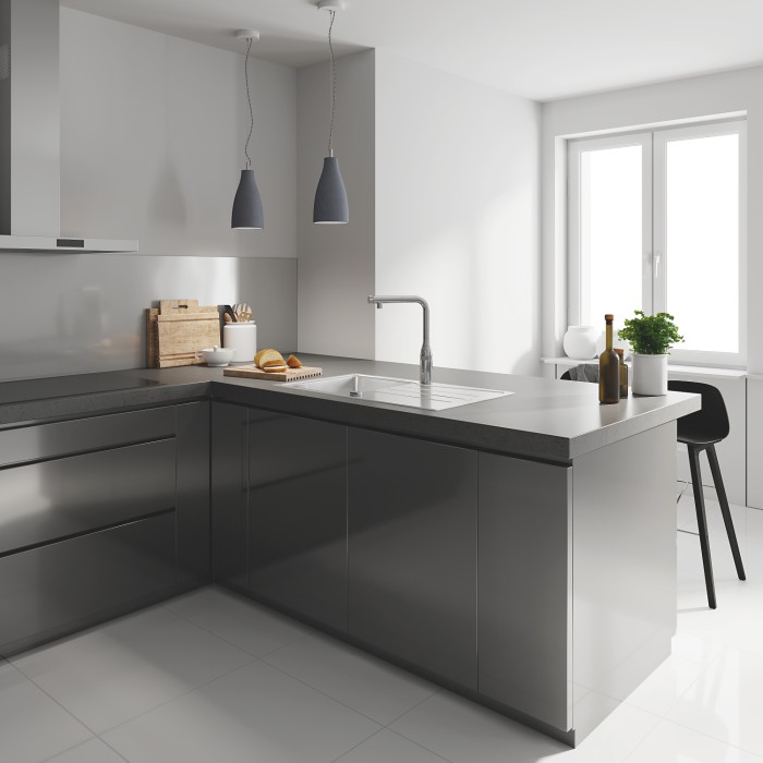 Змішувач для кухні з висувним виливом Grohe Essence SmartControl (31615000) Змішувач для кухні з висувним виливом Grohe Essence SmartControl (31615000)