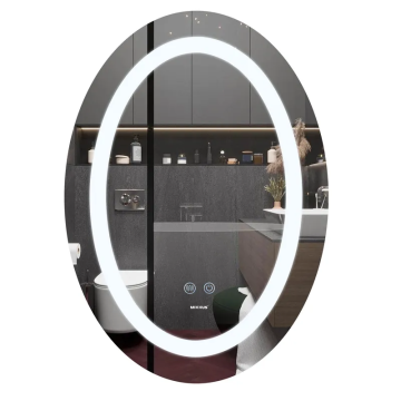 Дзеркало Mixxus PLAIN MV03-50x70 з Led Touch, Anti-fog, димером, регулятором яскравості (MI6664)