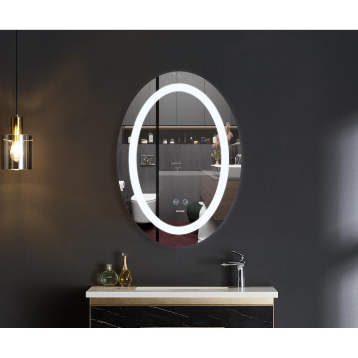 Дзеркало Mixxus PLAIN MV03-50x70 з Led Touch, Anti-fog, димером, регулятором яскравості (MI6664) Дзеркало Mixxus PLAIN MV03-50x70 з Led Touch, Anti-fog, димером, регулятором яскравості (MI6664)