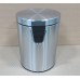 Відро для сміття кругле Zerix Solo-TC0105 SS Color 5 л колір нержавійка (ZX5897)