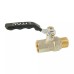 Кран кульовий ITAL PN40 1/2" вн.-зов., ручка, нікель