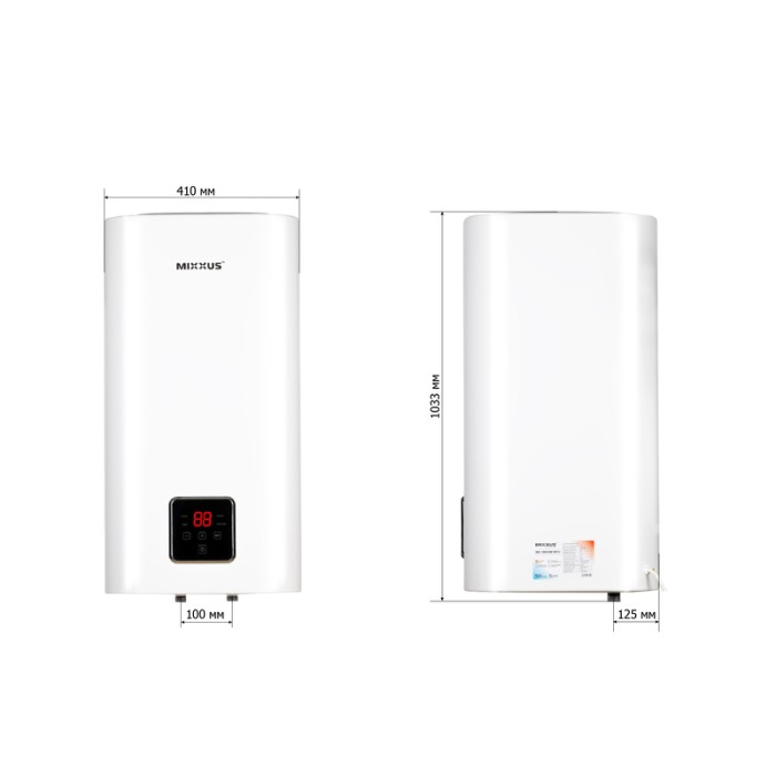 Водонагрівач "Квадрат" Mixxus EWH-15100 CUBE DRY накопичувальний 100 л, сухий тен 2,0 kW (WH0619) Водонагрівач "Квадрат" Mixxus EWH-15100 CUBE DRY накопичувальний 100 л, сухий тен 2,0 kW (WH0619)