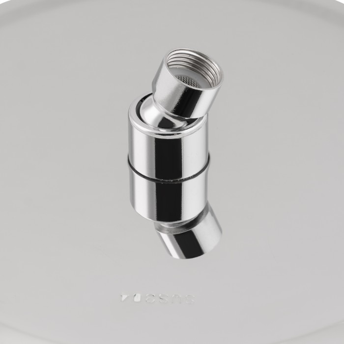 Лійка для верхнього душу Лейки Lidz Лейка 125 245 мм округла LDNIA125NKS37518 Chrome Лійка для верхнього душу Лейки Lidz Лейка 125 245 мм округла LDNIA125NKS37518 Chrome