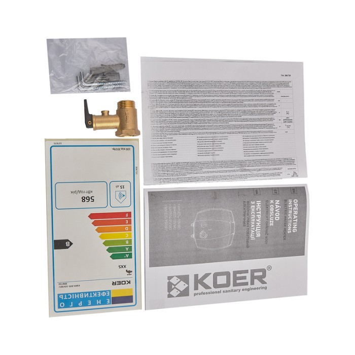 Водонагрівач "Під мийку" Koer KWH.E05-15VWU накопичувальний 15 л, мокрий тен 1,5 kW (EK0106) Водонагрівач "Під мийку" Koer KWH.E05-15VWU накопичувальний 15 л, мокрий тен 1,5 kW (EK0106)