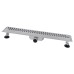 IT02-FT09/400 ITAL Душовий трап 400 мм, комбінований гідрозатвор, Brushed nickel (блістер) {5/1}