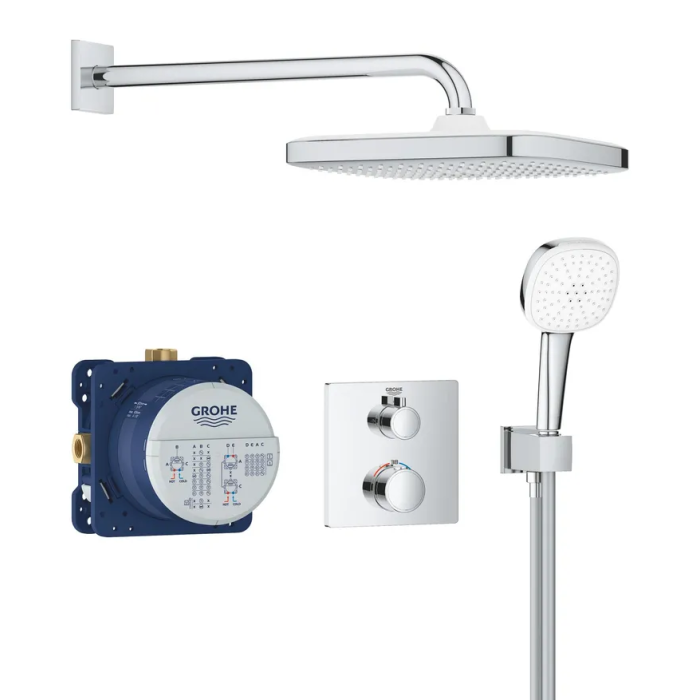 Душова система прихованого монтажу з термостатом Grohe Grohtherm (34871000) Душова система прихованого монтажу з термостатом Grohe Grohtherm (34871000)