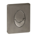 Панель змиву Koer KT-0606-07 157x198x10mm пластикова, кнопка закруглена (колір графіт) (KR5712)
