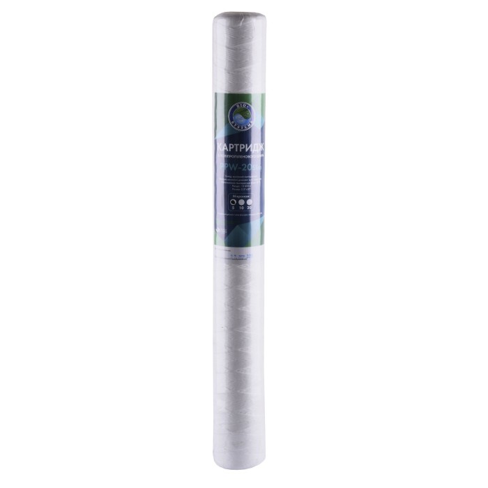 Картридж шнурковий Slim line Bio+ systems PPW-20 ( 5 мкм) Картридж шнурковий Slim line Bio+ systems PPW-20 ( 5 мкм)