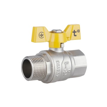 Кран кульовий Thermo Alliance Forte 1" ВЗ для газа (метелик) SF607G25