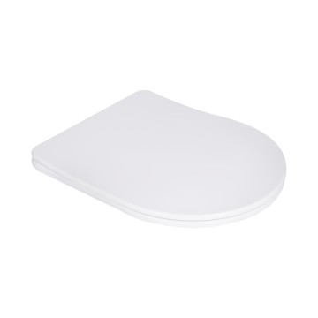 Сидіння для унітаза Qtap (Robin 490,610, Scorpio 490) з мікроліфтом Slim QTSC179W48675