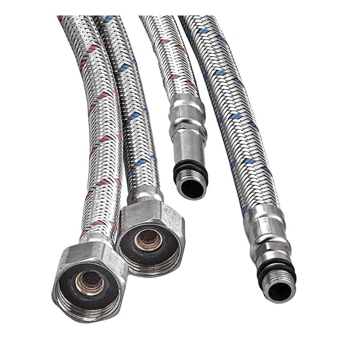 Гнучке підведення Champion FH-01-F1/2"xM10-60 нержавійка (пара) (AC0669) Гнучке підведення Champion FH-01-F1/2"xM10-60 нержавійка (пара) (AC0669)