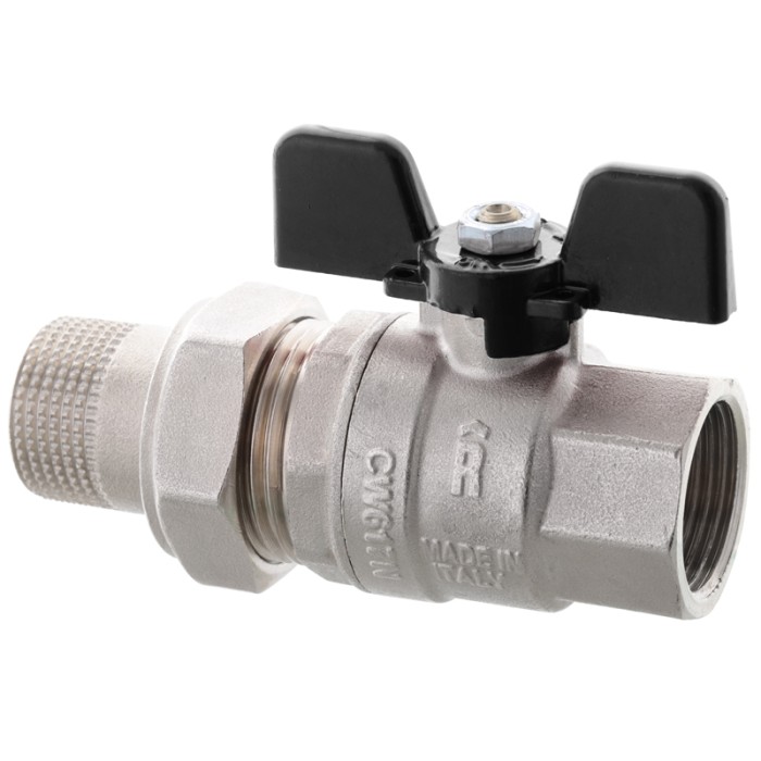 Кран з американкою Roho R105-100B - 1" прямий (RO0112) Кран з американкою Roho R105-100B - 1" прямий (RO0112)