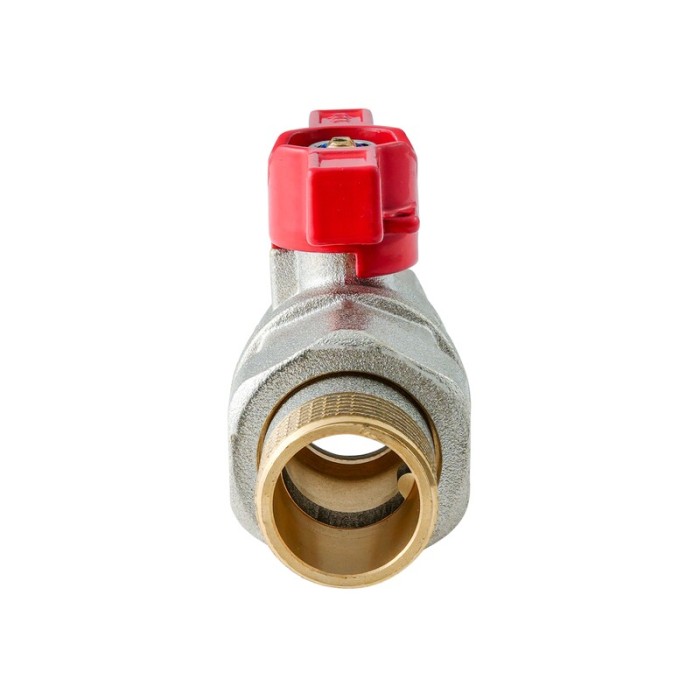Кран з американкою Koer Extreme KE.227-20 - 3/4" ручка "метелик" червона (KR5766) Кран з американкою Koer Extreme KE.227-20 - 3/4" ручка "метелик" червона (KR5766)