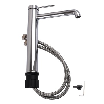 Змішувач для умивальника TOPAZ LOFT TLF 32203-H75-C, Шланги TAQ-M0855