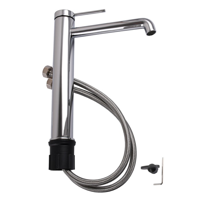 Змішувач для умивальника TOPAZ LOFT TLF 32203-H75-C, Шланги TAQ-M0855 Змішувач для умивальника TOPAZ LOFT TLF 32203-H75-C, Шланги TAQ-M0855