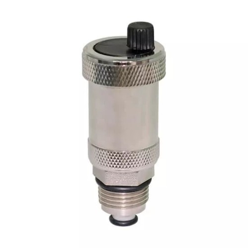 Повітровідвідник авто. прямий з клапаном 1/2" нік. KARRO (KR509)