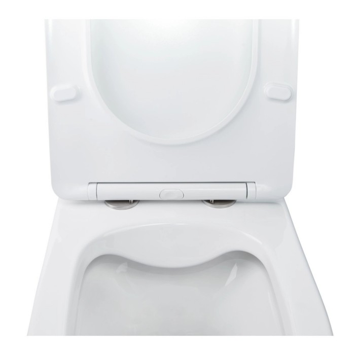 Готове рішення Qtap для ванної кімнати: підвісний унітаз Swan Rimless 520х360х320 + комплект інсталяції Nest 4 в 1 (квадратна клавіша Satin) Готове рішення Qtap для ванної кімнати: підвісний унітаз Swan Rimless 520х360х320 + комплект інсталяції Nest 4 в 1 (квадратна клавіша Satin)