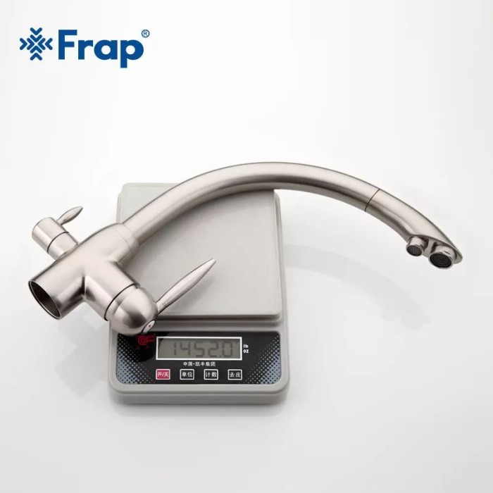 Змішувач для кухні на дві води Frap F4399-5, сатин Змішувач для кухні на дві води Frap F4399-5, сатин