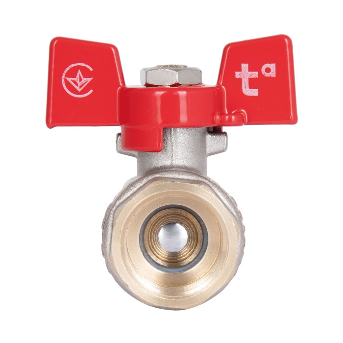 Кран кульовий Thermo Alliance Standart 1/2" ВР для води (метелик) SD602NW15PN40 Кран кульовий Thermo Alliance Standart 1/2" ВР для води (метелик) SD602NW15PN40