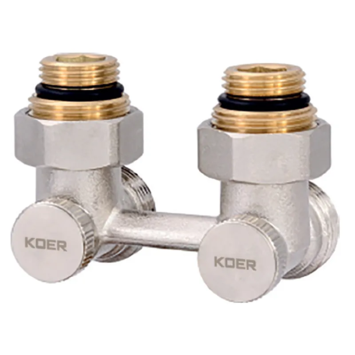 Вузол нижнього підключення радіатора 3/4'' кутовий (комплект) Koer KR.1132 (KR2816) Вузол нижнього підключення радіатора 3/4'' кутовий (комплект) Koer KR.1132 (KR2816)