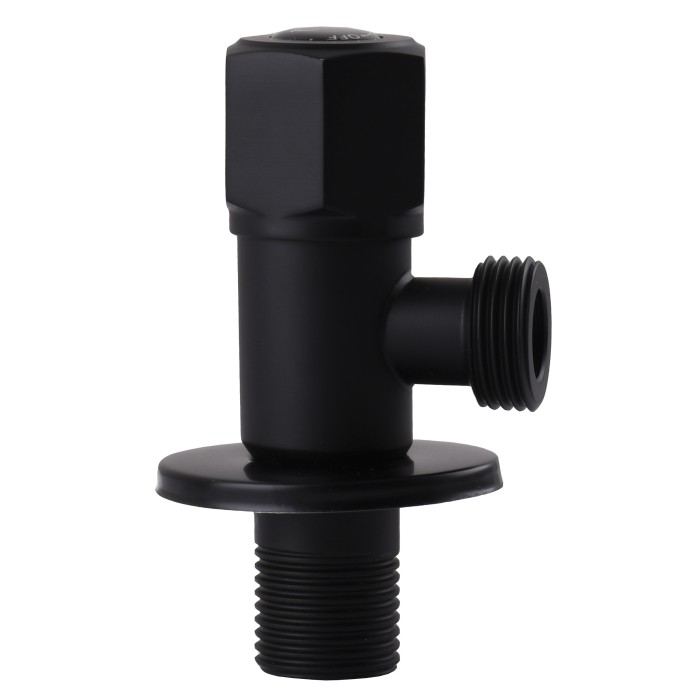 Кран кульовий кутовий Professional 1/2″X1/2″ NV-QP888 BLACK Кран кульовий кутовий Professional 1/2″X1/2″ NV-QP888 BLACK