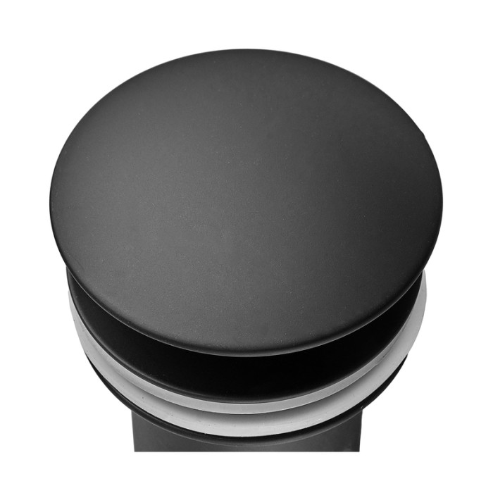Донний клапан для раковини Koer PW-07-05 1 1/4'' з переливом автоматичний СLICK-СLACK (Колір чорн) (KR5785) Донний клапан для раковини Koer PW-07-05 1 1/4'' з переливом автоматичний СLICK-СLACK (Колір чорн) (KR5785)