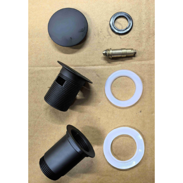 Донний клапан для раковини Koer PW-07-05 1 1/4'' з переливом автоматичний СLICK-СLACK (Колір чорн) (KR5785) Донний клапан для раковини Koer PW-07-05 1 1/4'' з переливом автоматичний СLICK-СLACK (Колір чорн) (KR5785)