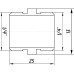 Ніпель 1/4″ЗЗ латунний LN112S OPTIMUM