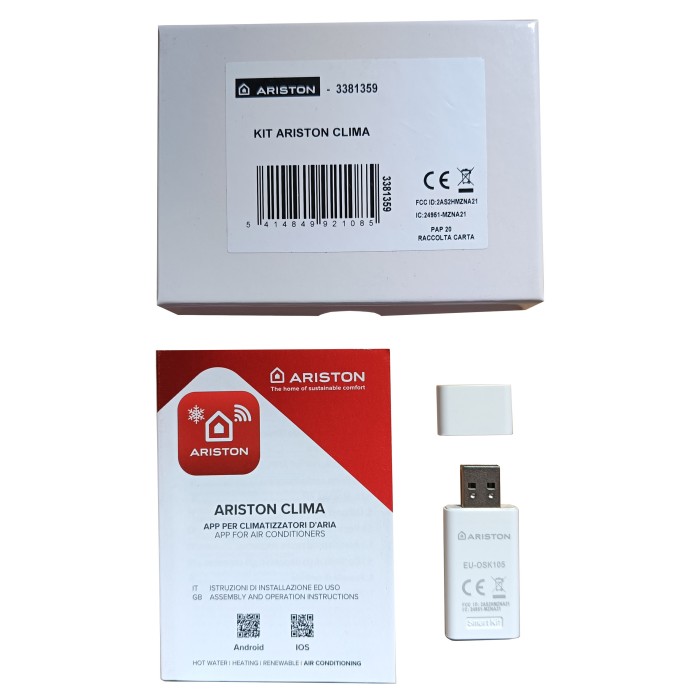 Ariston Wi-Fi модуль для кондиціонера CLIMA R32 WI-FI KIT Ariston Wi-Fi модуль для кондиціонера CLIMA R32 WI-FI KIT